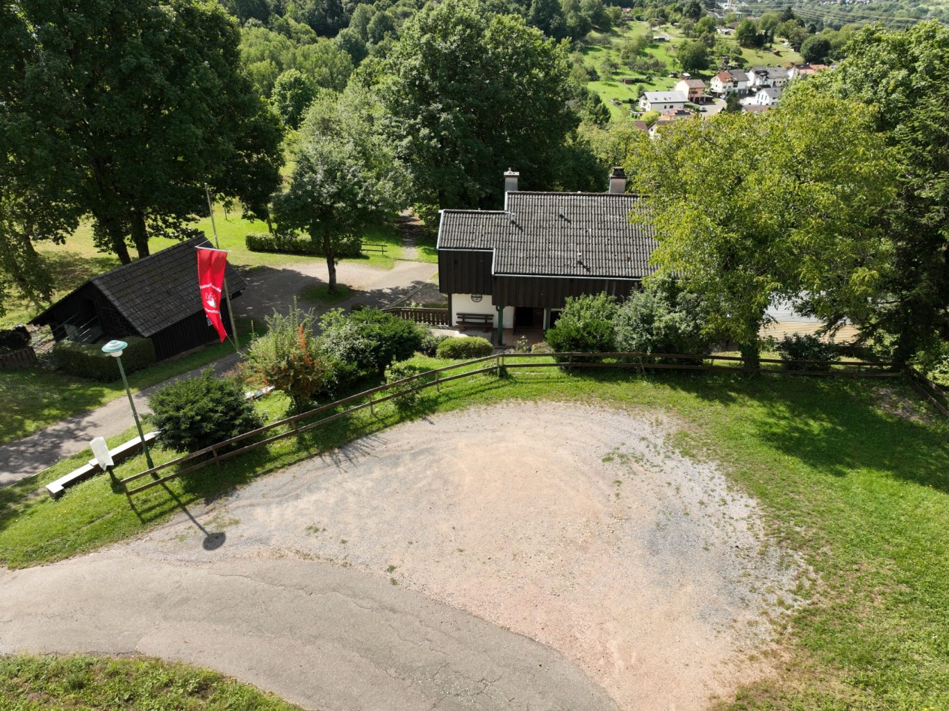 Haus von Norden, oberhalb unser Parkplatz
