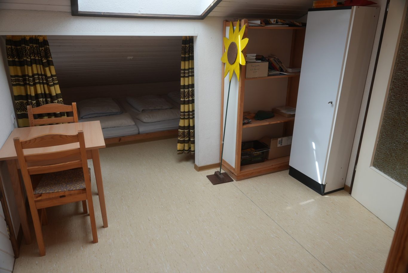 Vorraum vor dem Gruppenschlafraum